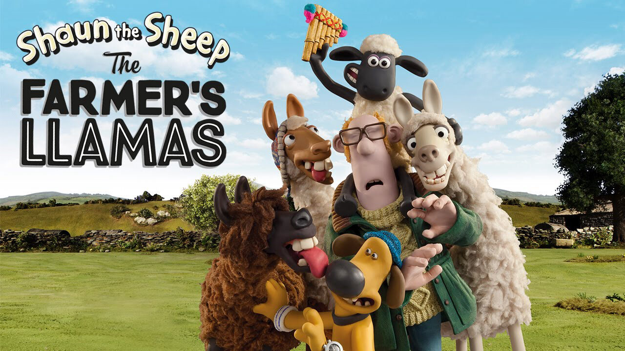 Poster of Shaun the Sheep The Farmer’s Llamas